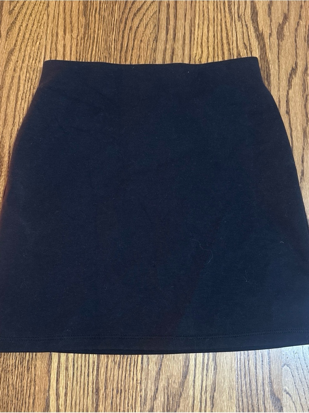 H&M Black Fitted Mini Skirt